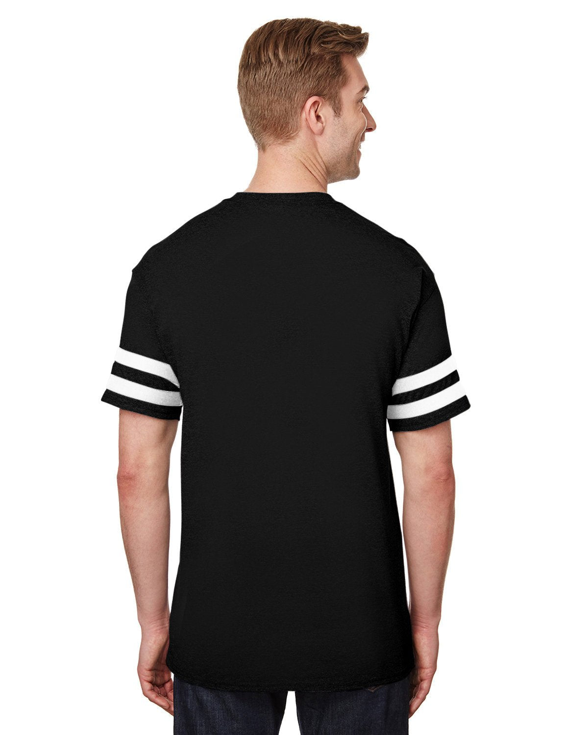 G500VT-Gildan-BLACK/ WHITE-Gildan-T-Shirts-2