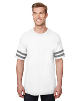 G500VT-Gildan-WHITE/ GRP HTHR-Gildan-T-Shirts-1