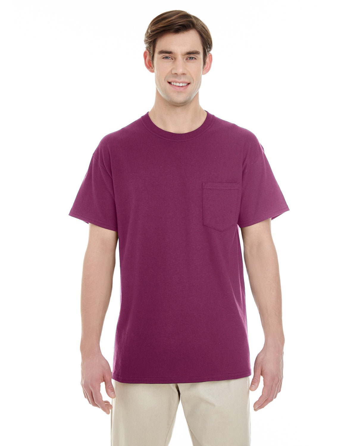 G530-Gildan-MAROON-Gildan-T-Shirts-1