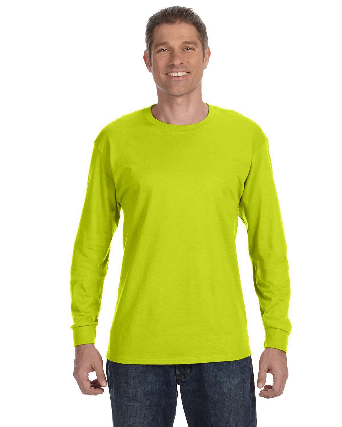 G540-Gildan-SAFETY GREEN-Gildan-T-Shirts-1