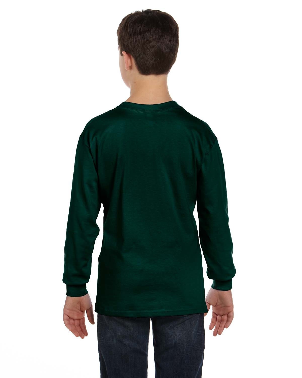 G540B-Gildan-FOREST GREEN-Gildan-T-Shirts-2