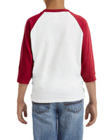 G570B-Gildan-WHITE/ RED-Gildan-T-Shirts-2