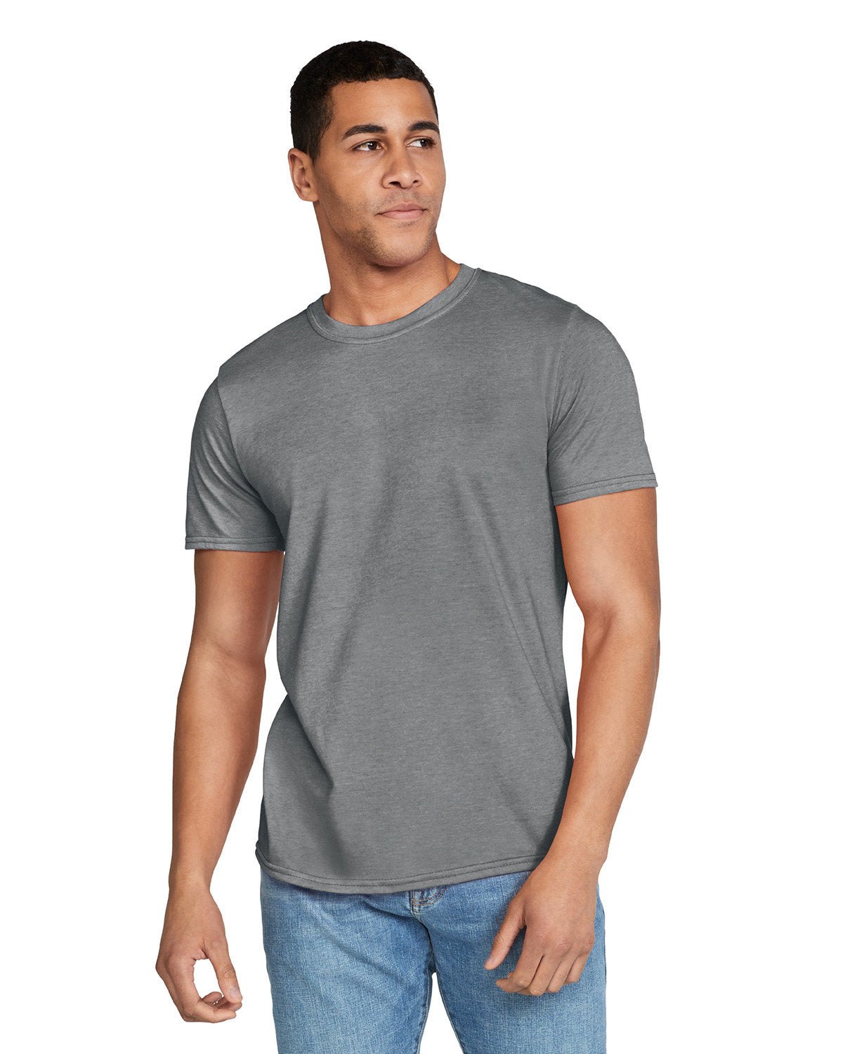 G640-Gildan-GRAPHITE HEATHER-Gildan-T-Shirts-1