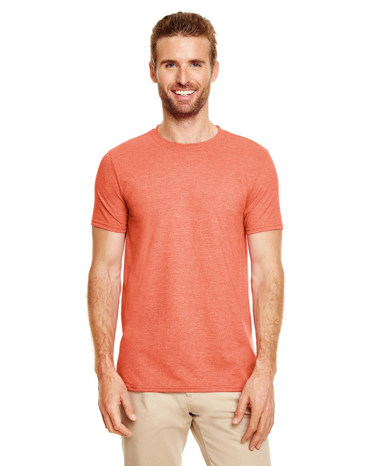 G640-Gildan-HEATHER ORANGE-Gildan-T-Shirts-1