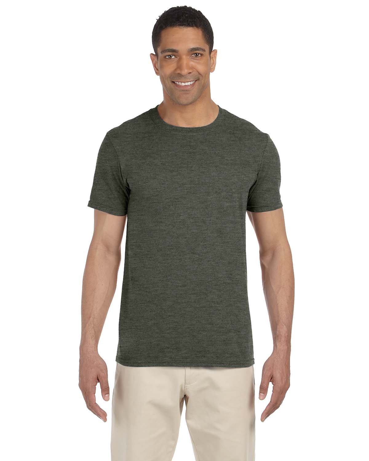 G640-Gildan-HTH MILITARY GRN-Gildan-T-Shirts-1