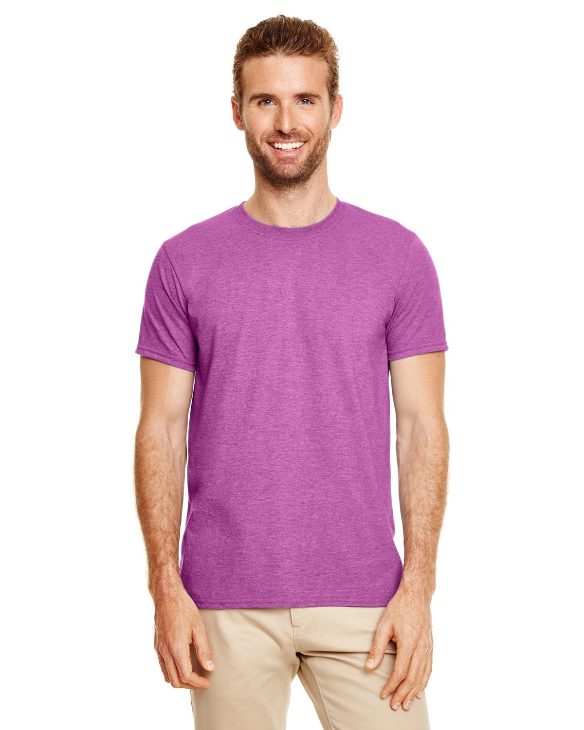 G640-Gildan-HTHR RDNT ORCHID-Gildan-T-Shirts-1