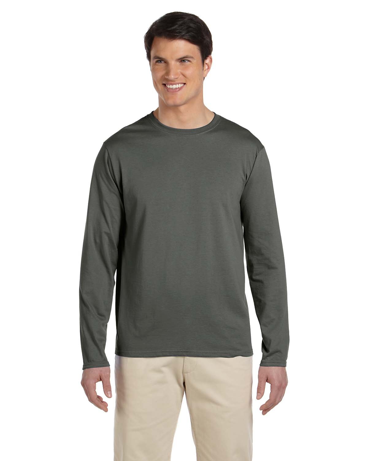 G644-Gildan-MILITARY GREEN-Gildan-T-Shirts-1