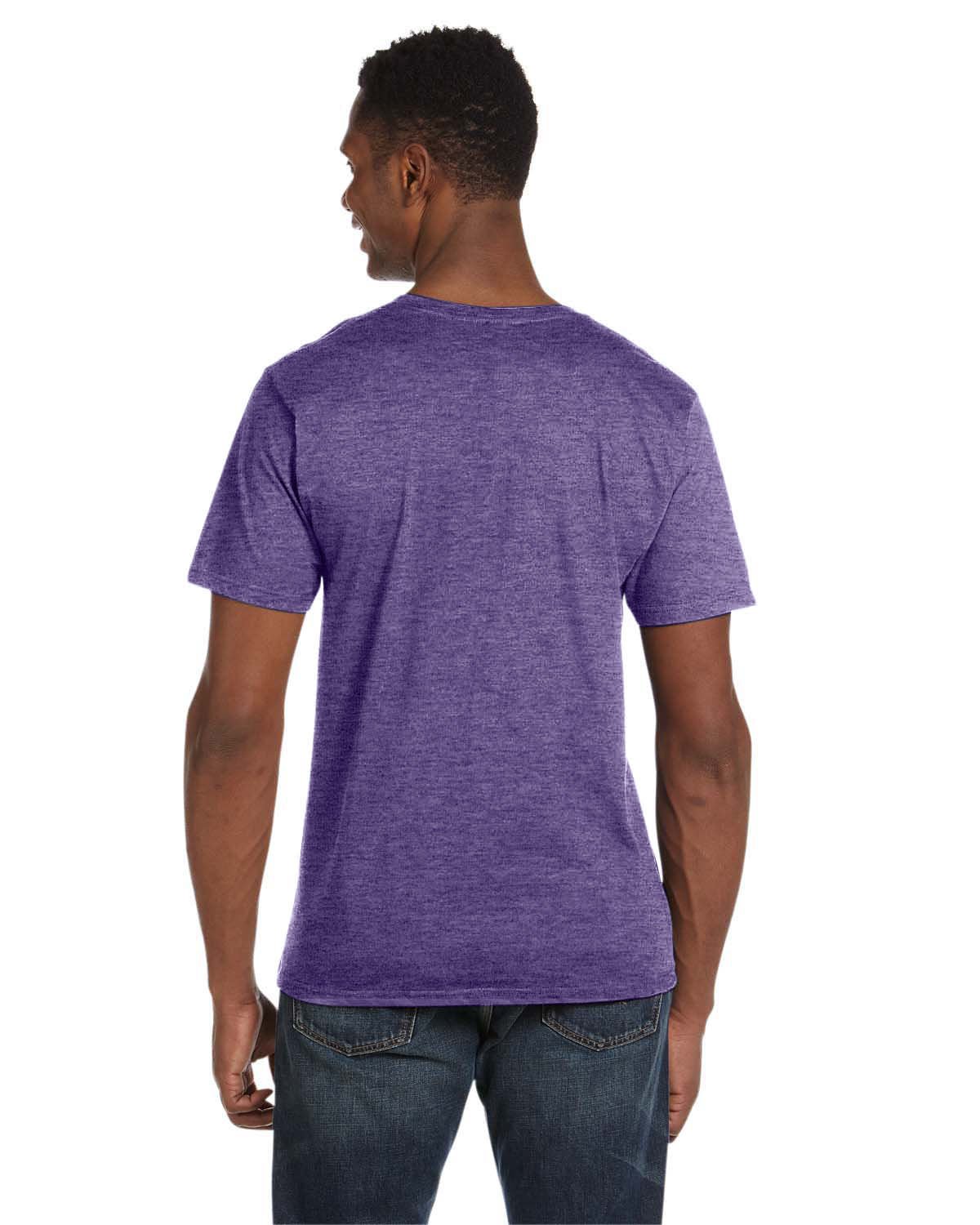 G64V-Gildan-HEATHER PURPLE-Gildan-T-Shirts-2