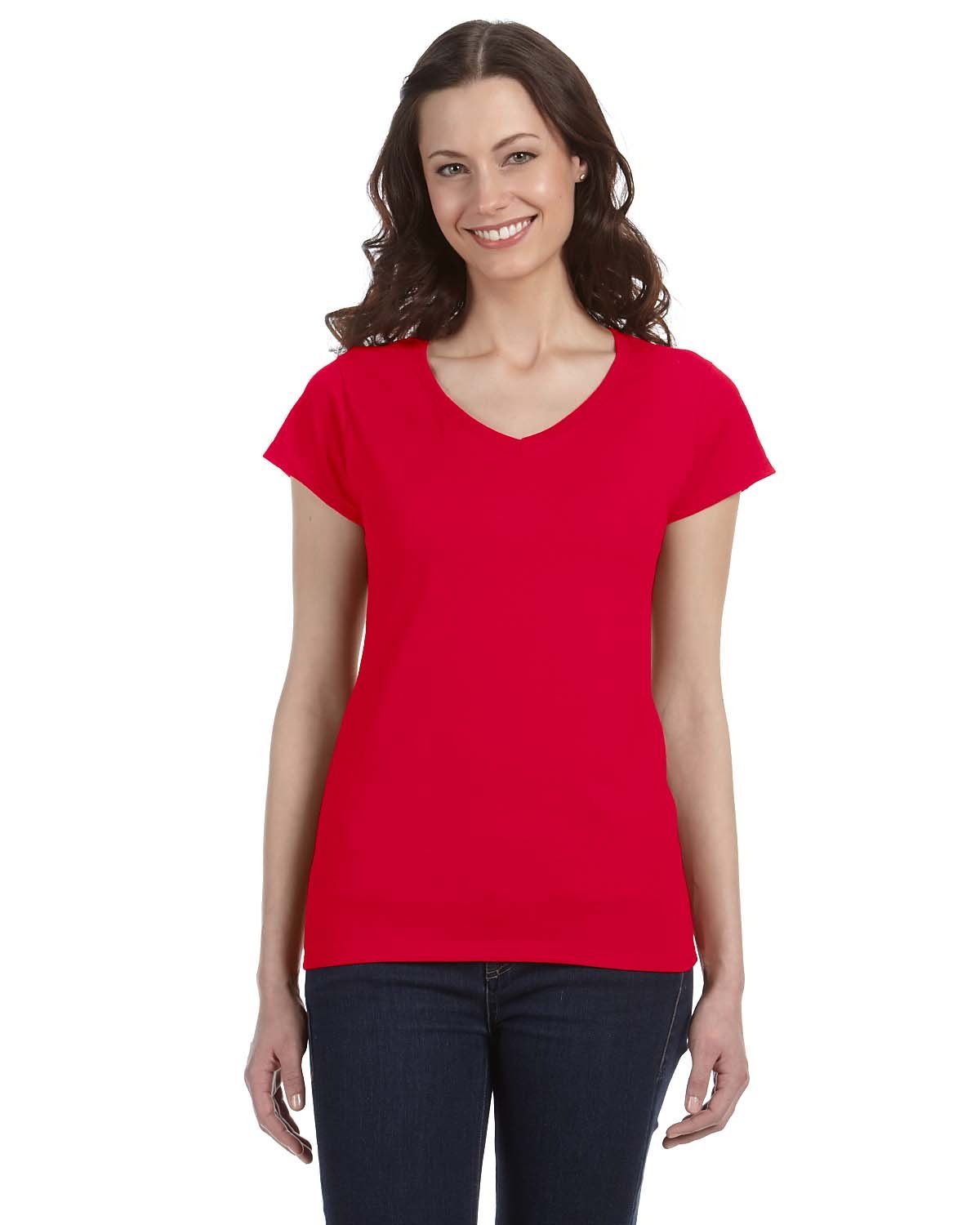 G64VL-Gildan-CHERRY RED-Gildan-T-Shirts-1