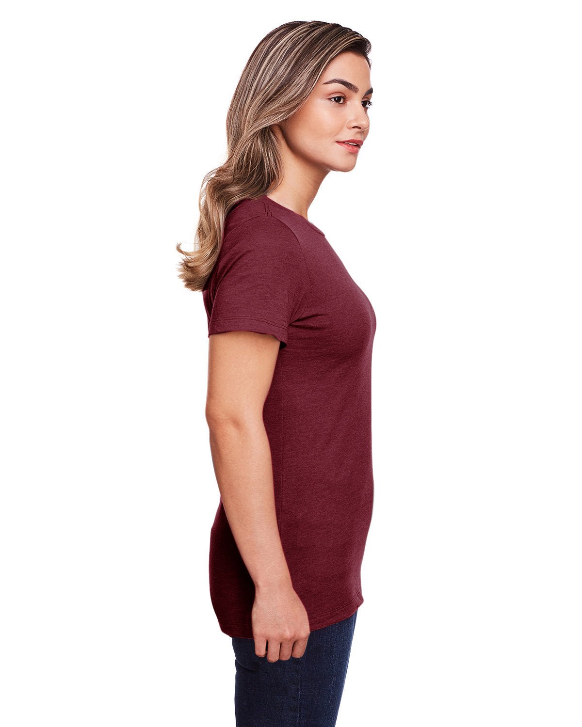 G670L-Gildan-MAROON MIST-Gildan-T-Shirts-3