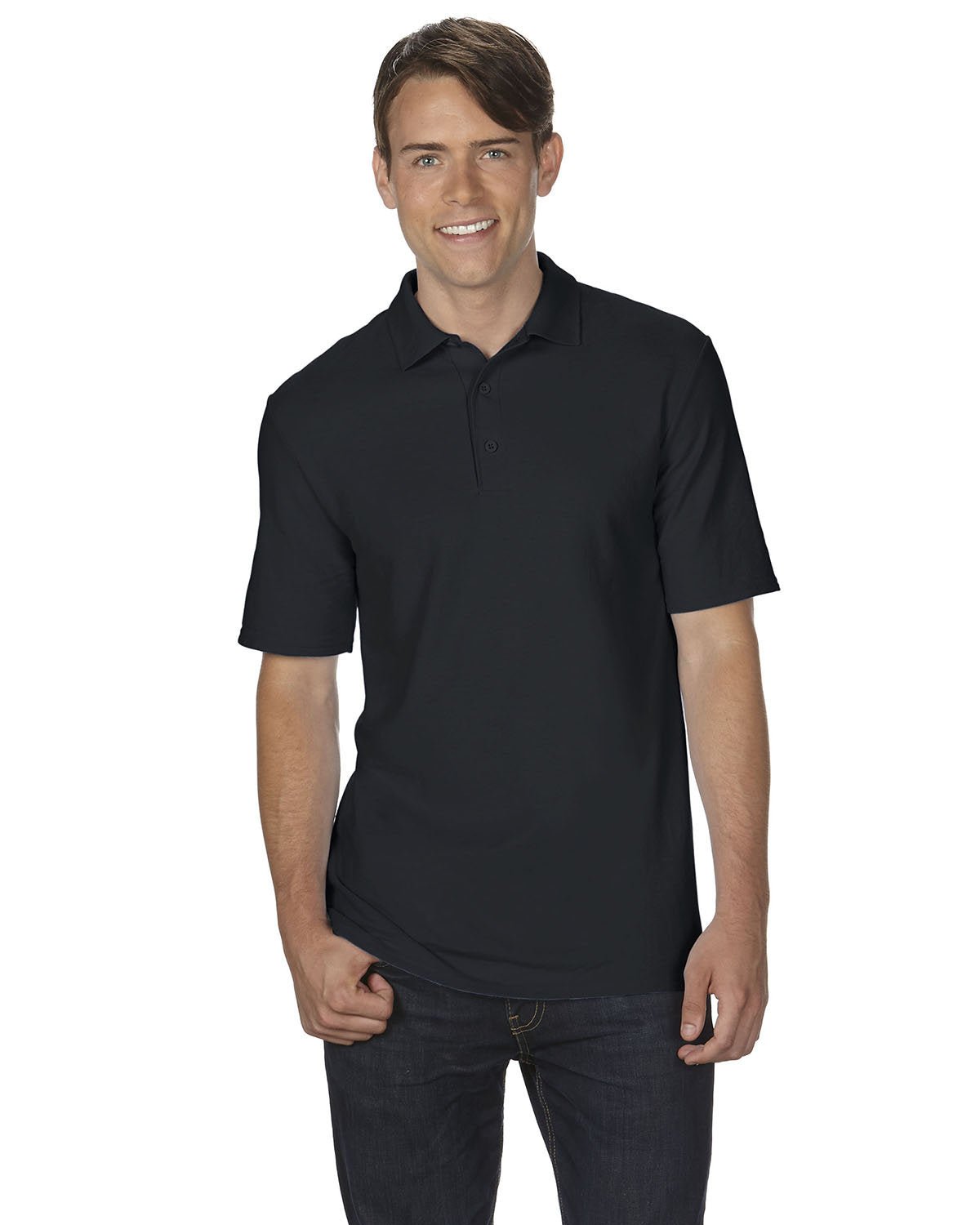 G728-Gildan-BLACK-Gildan-Polos-1