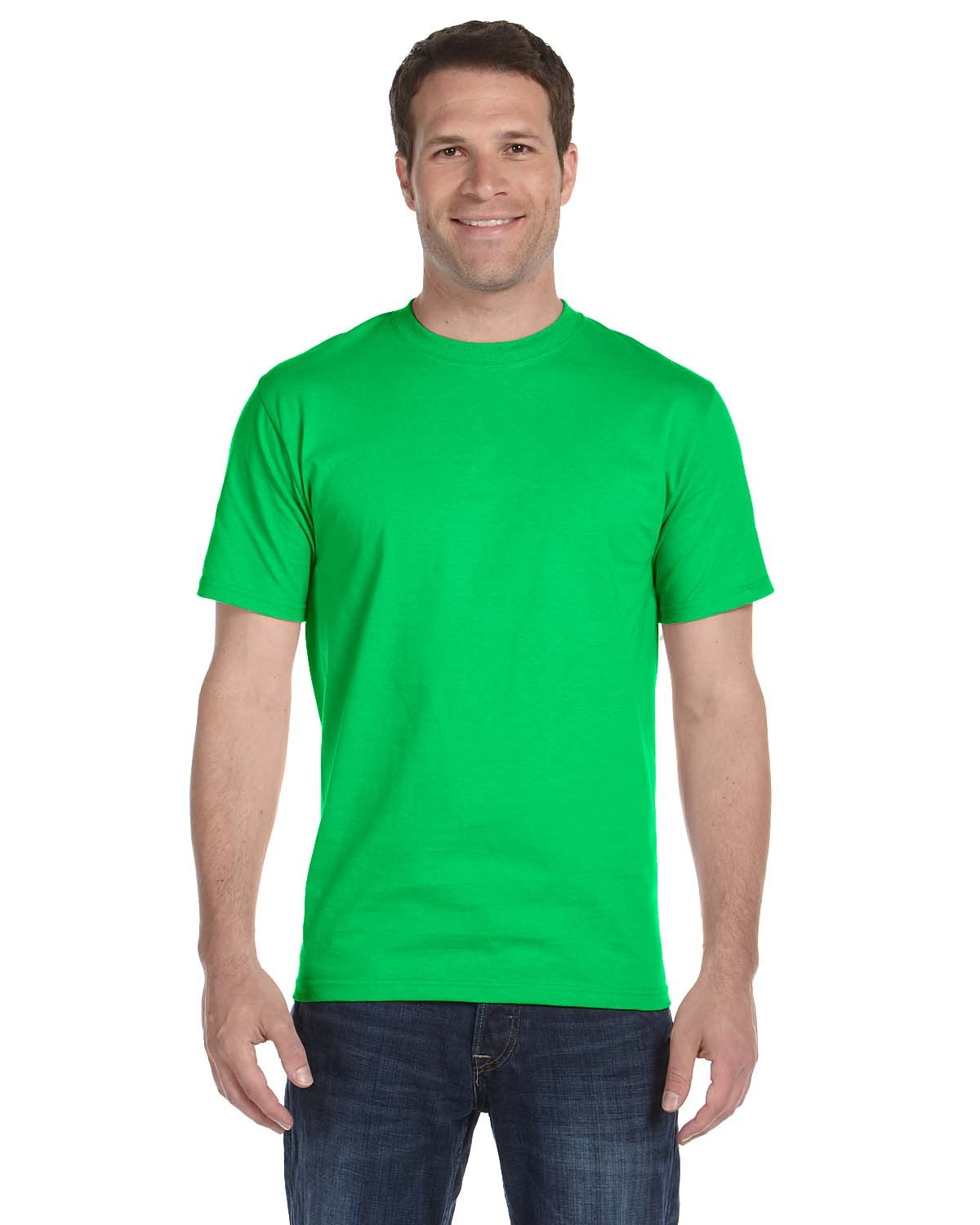 G800-Gildan-ELECTRIC GREEN-Gildan-T-Shirts-1