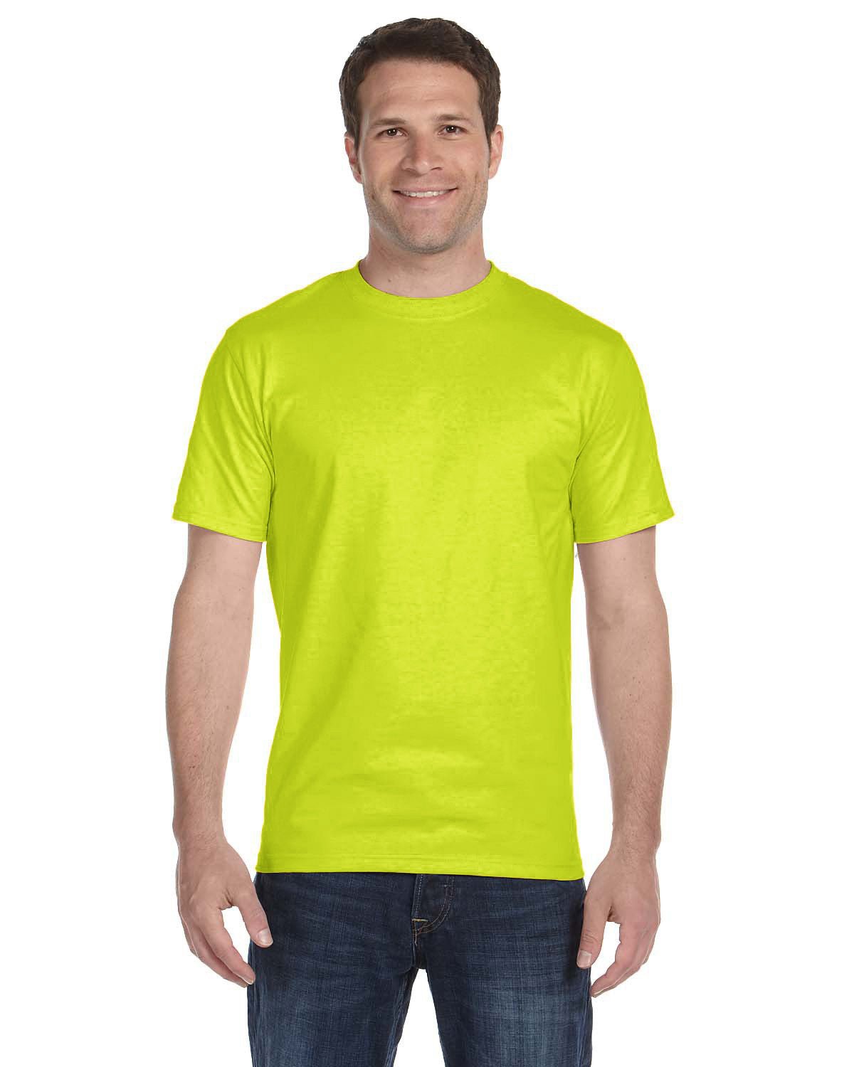 G800-Gildan-SAFETY GREEN-Gildan-T-Shirts-1