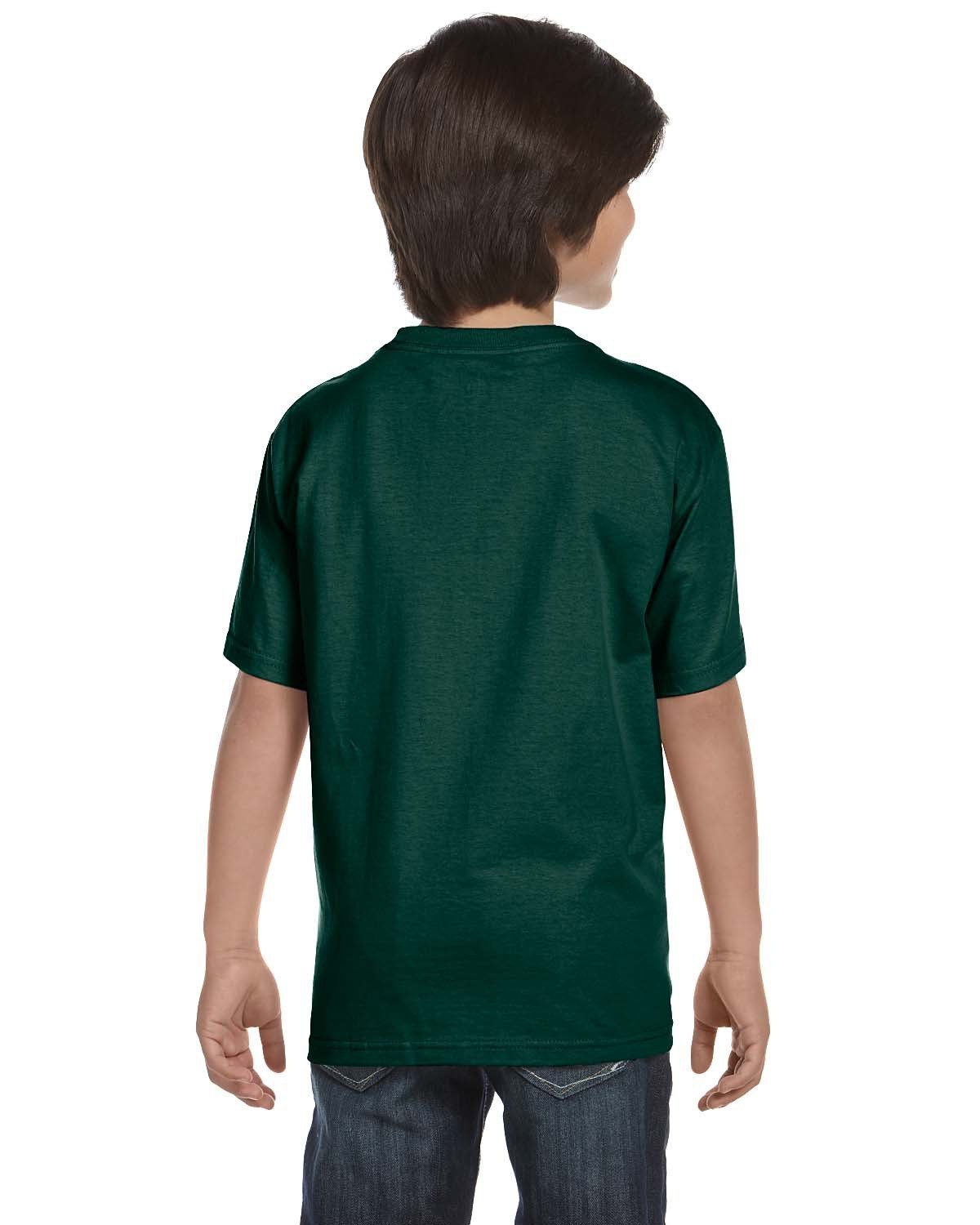 G800B-Gildan-FOREST GREEN-Gildan-T-Shirts-2