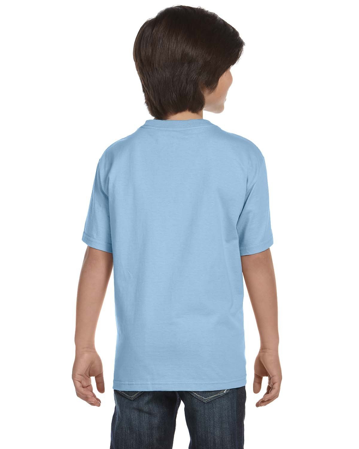 G800B-Gildan-LIGHT BLUE-Gildan-T-Shirts-2