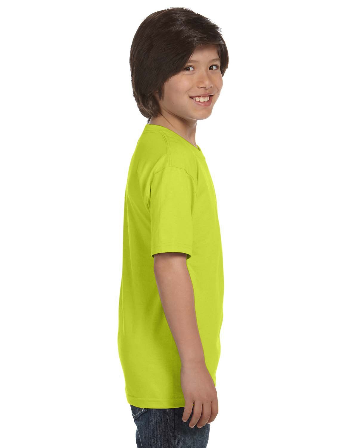 G800B-Gildan-SAFETY GREEN-Gildan-T-Shirts-3