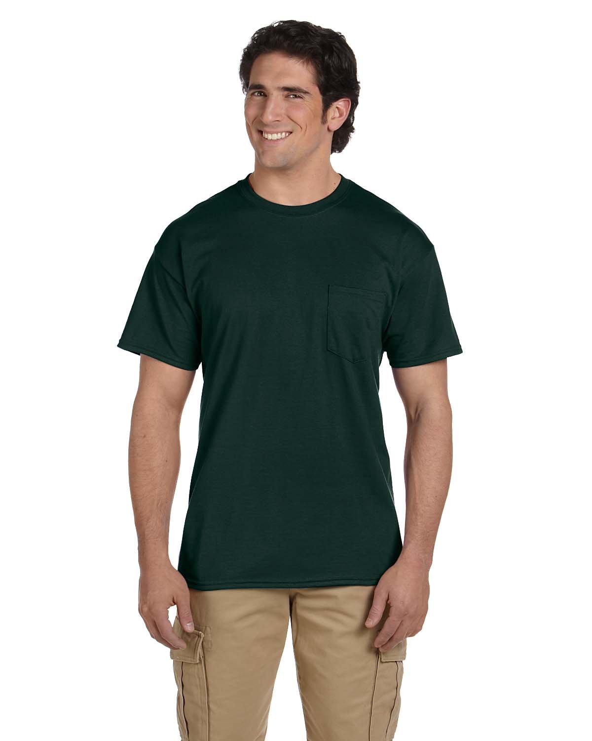 G830-Gildan-FOREST GREEN-Gildan-T-Shirts-1