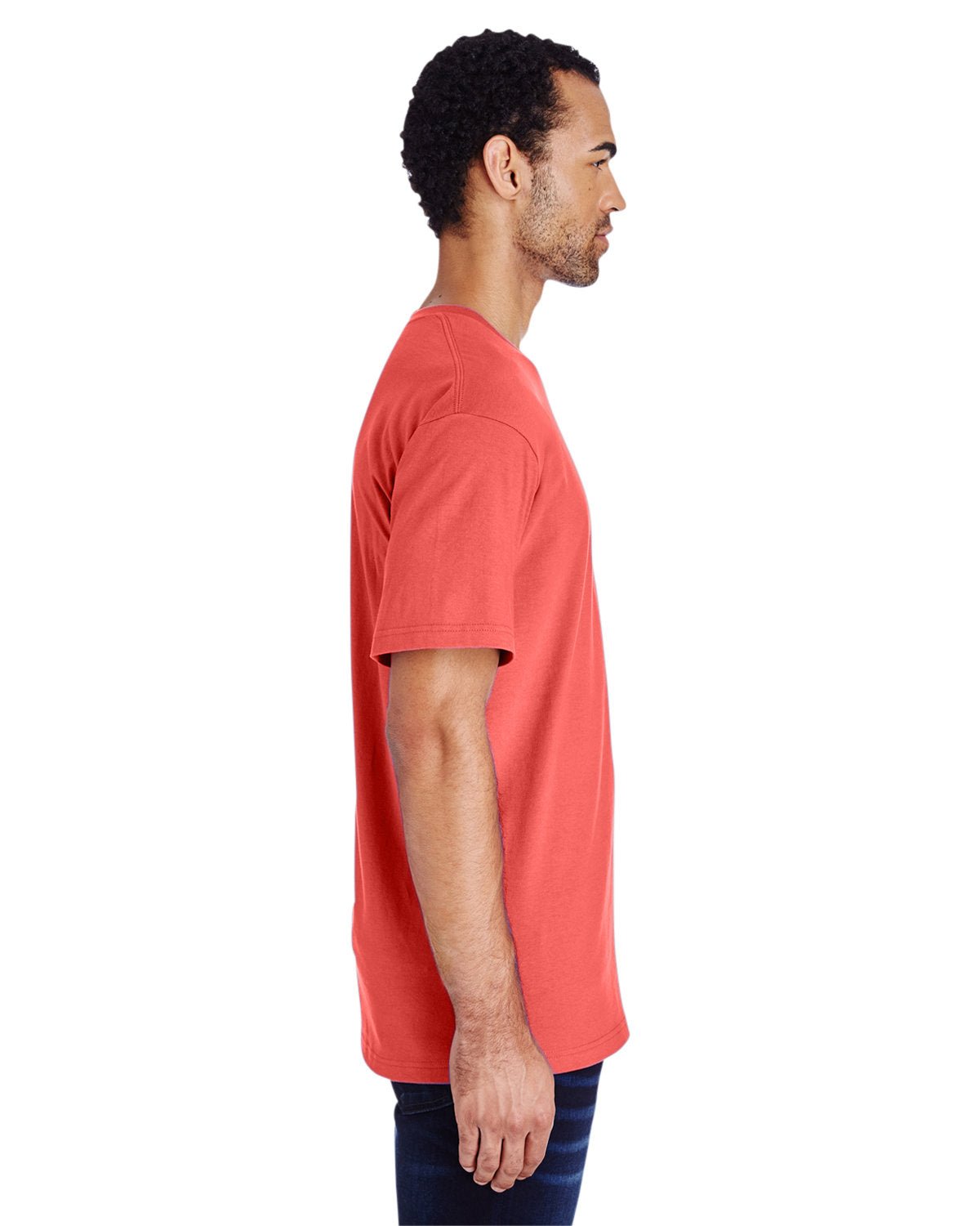 H000-Gildan-BRIGHT SALMON-Gildan-T-Shirts-3