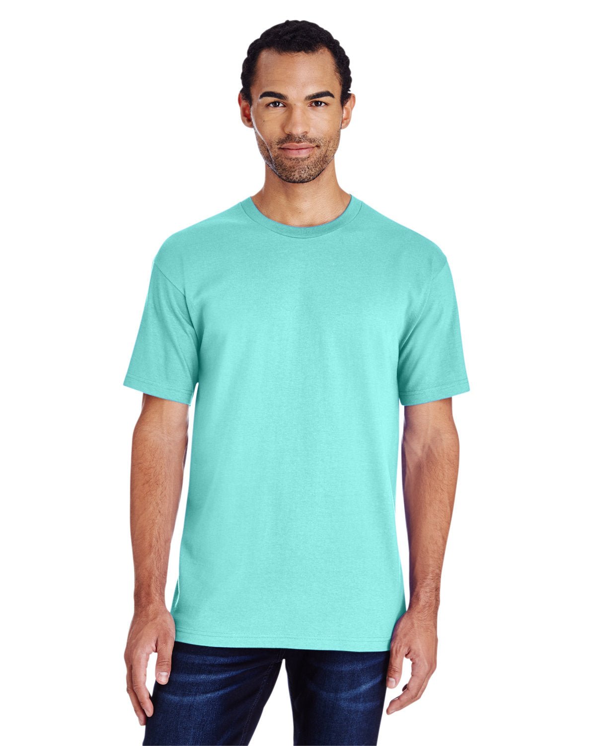 H000-Gildan-CHALKY MINT-Gildan-T-Shirts-1