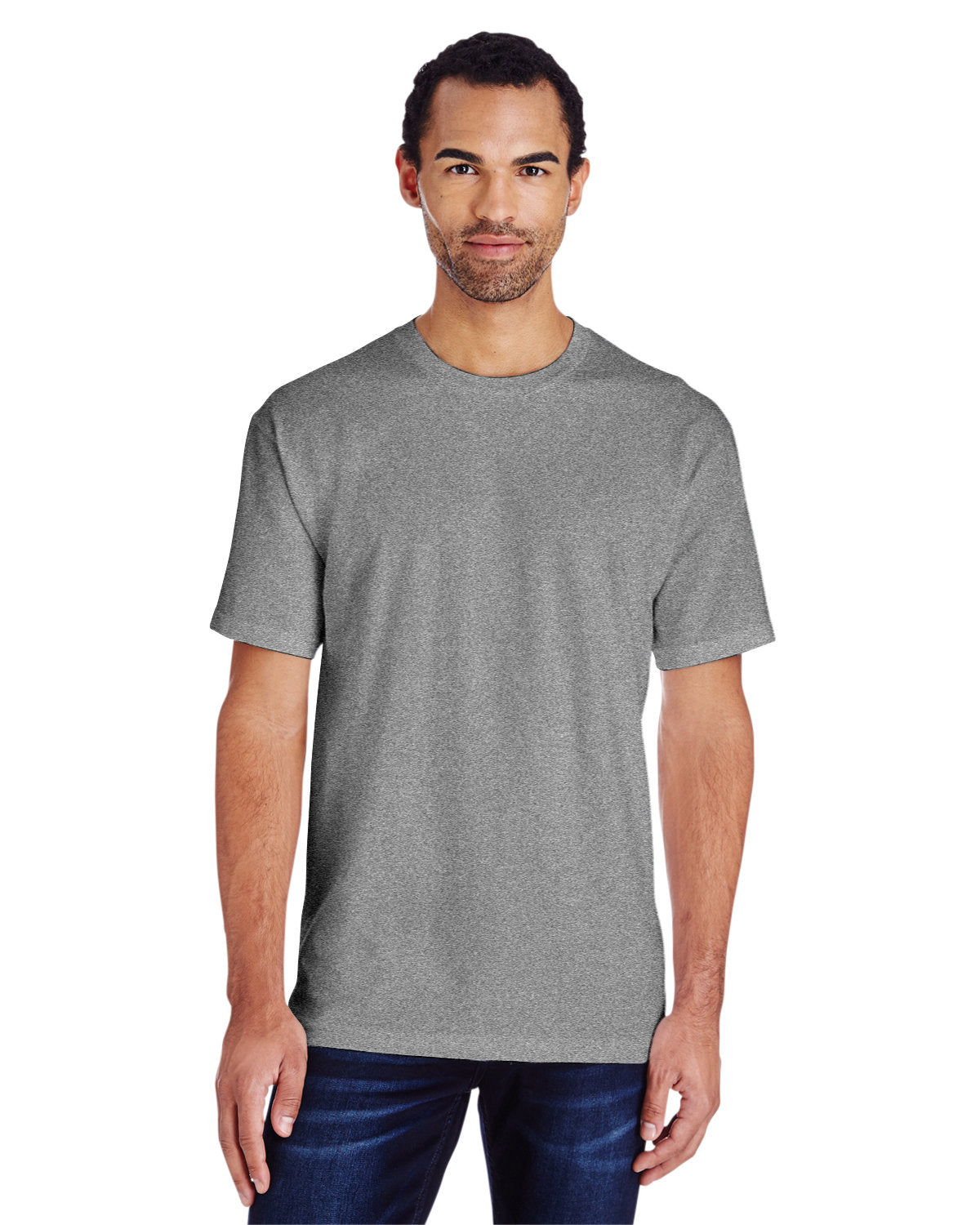 H000-Gildan-GRAPHITE HEATHER-Gildan-T-Shirts-1