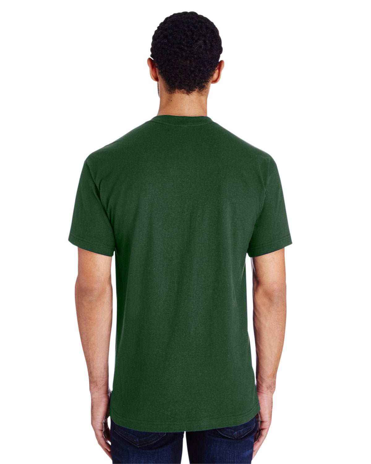 H000-Gildan-SPORT DARK GREEN-Gildan-T-Shirts-2