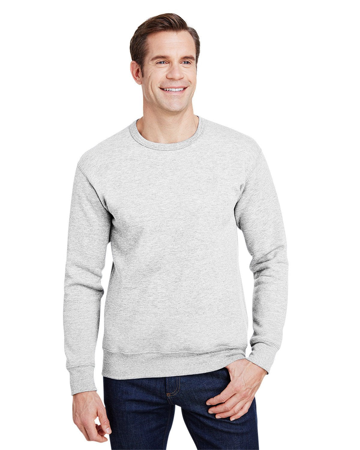 HF000-Gildan-ASH GREY-Gildan-Sweatshirts-1