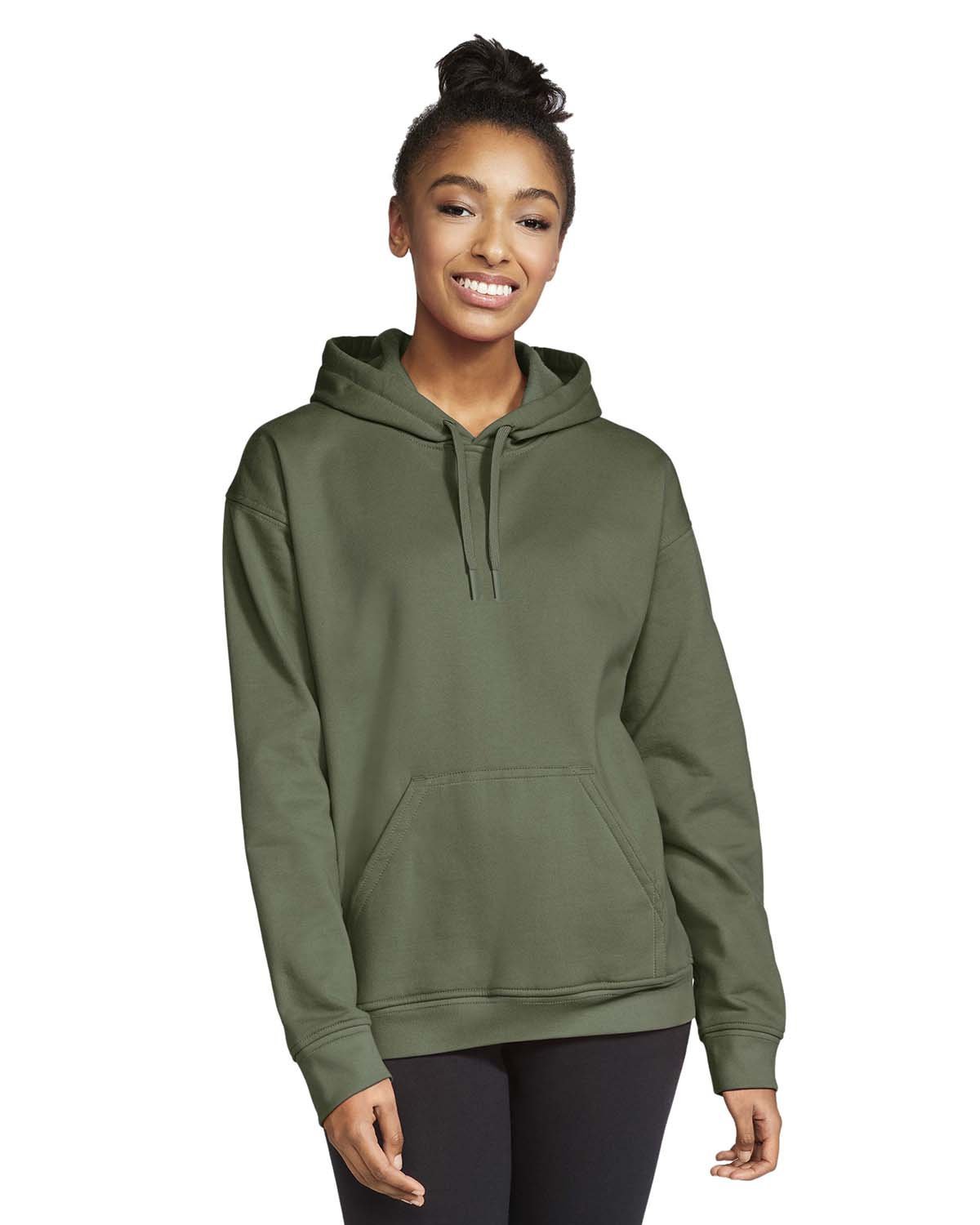 SF500-Gildan-MILITARY GREEN-Gildan-Sweatshirts-1