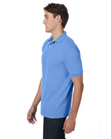 054-Hanes-CAROLINA BLUE-Hanes-Polos-3