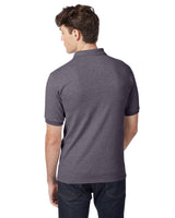 054-Hanes-CHARCOAL HEATHER-Hanes-Polos-2