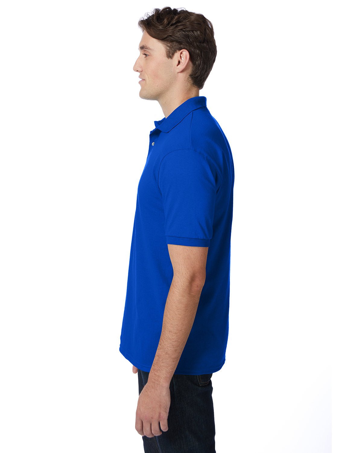 054-Hanes-DEEP ROYAL-Hanes-Polos-3