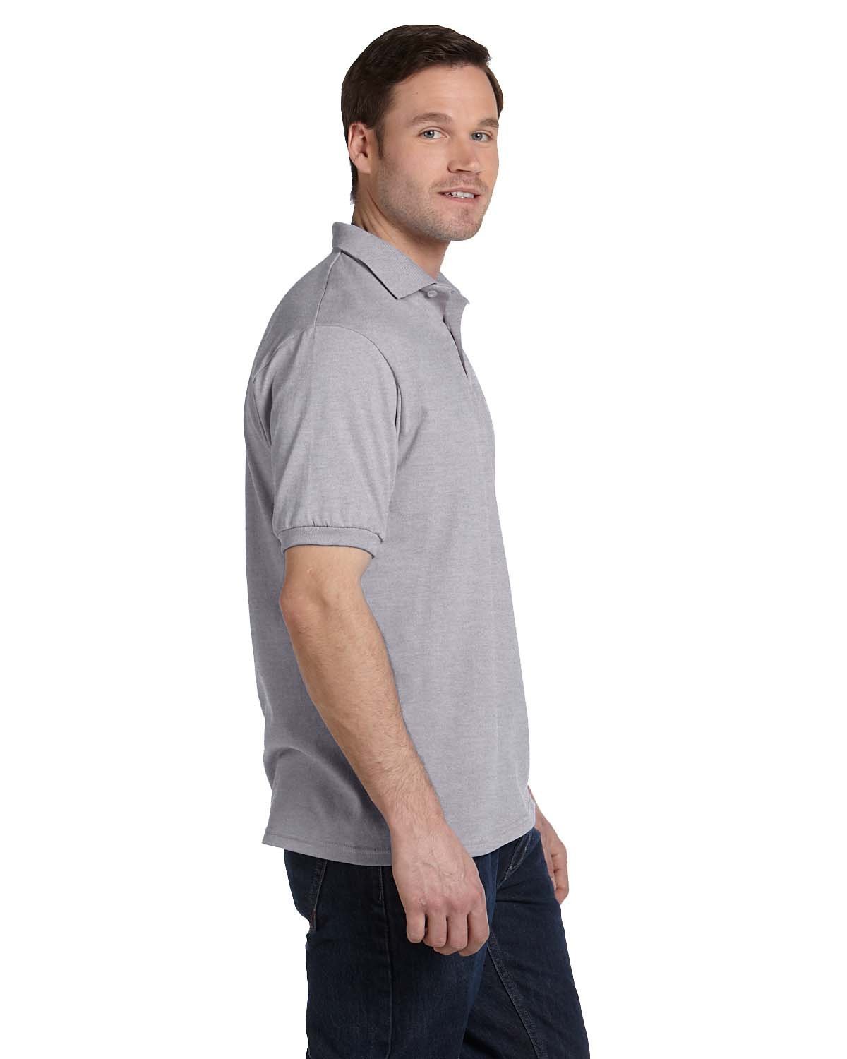 054-Hanes-LIGHT STEEL-Hanes-Polos-3