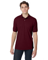 054-Hanes-MAROON-Hanes-Polos-1