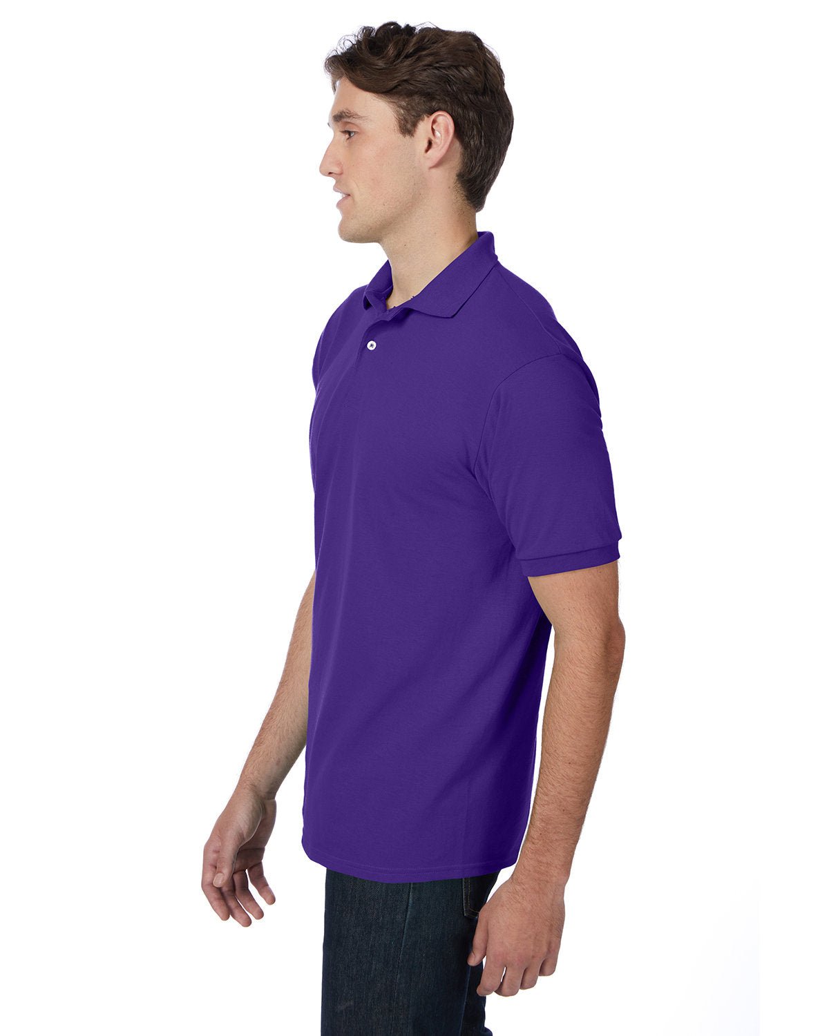 054-Hanes-PURPLE-Hanes-Polos-3