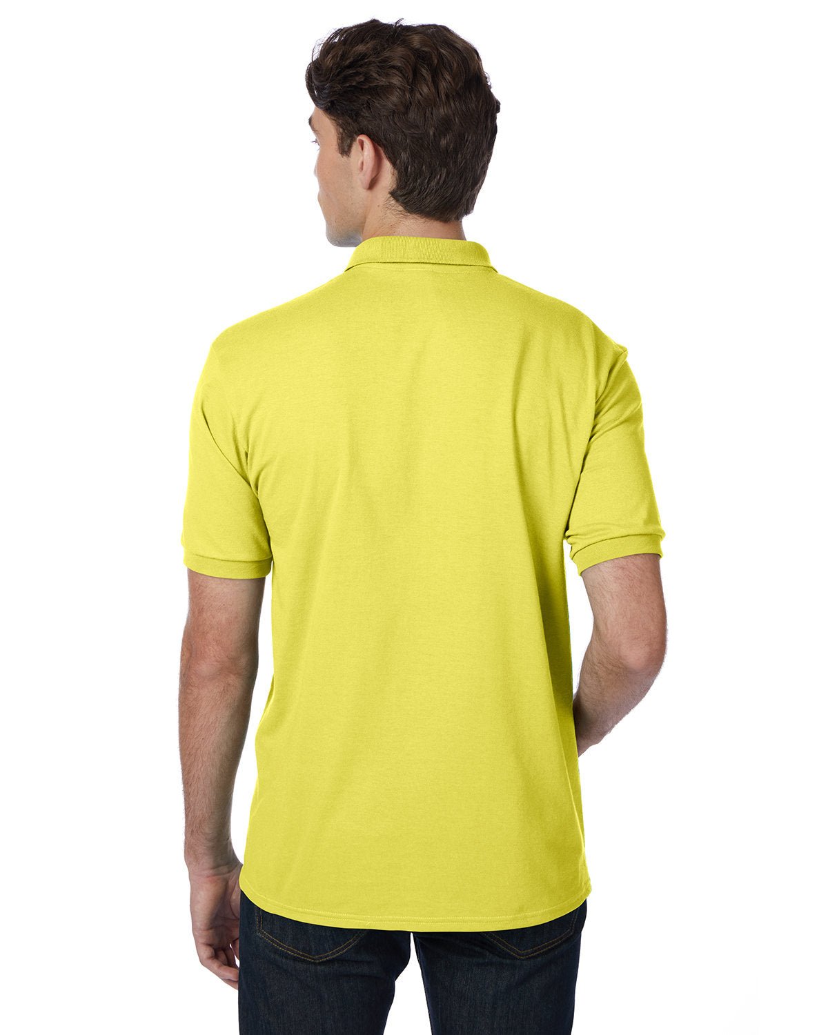 054-Hanes-YELLOW-Hanes-Polos-2