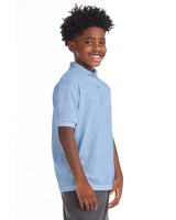 054Y-Hanes-LIGHT BLUE-Hanes-Polos-3