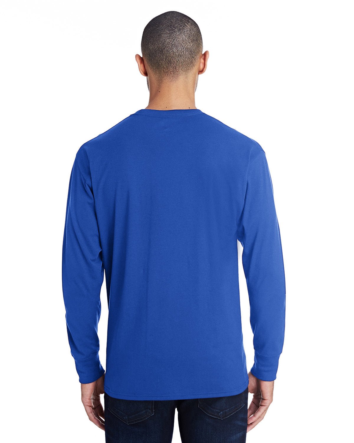 42L0-Hanes-DEEP ROYAL-Hanes-T-Shirts-2