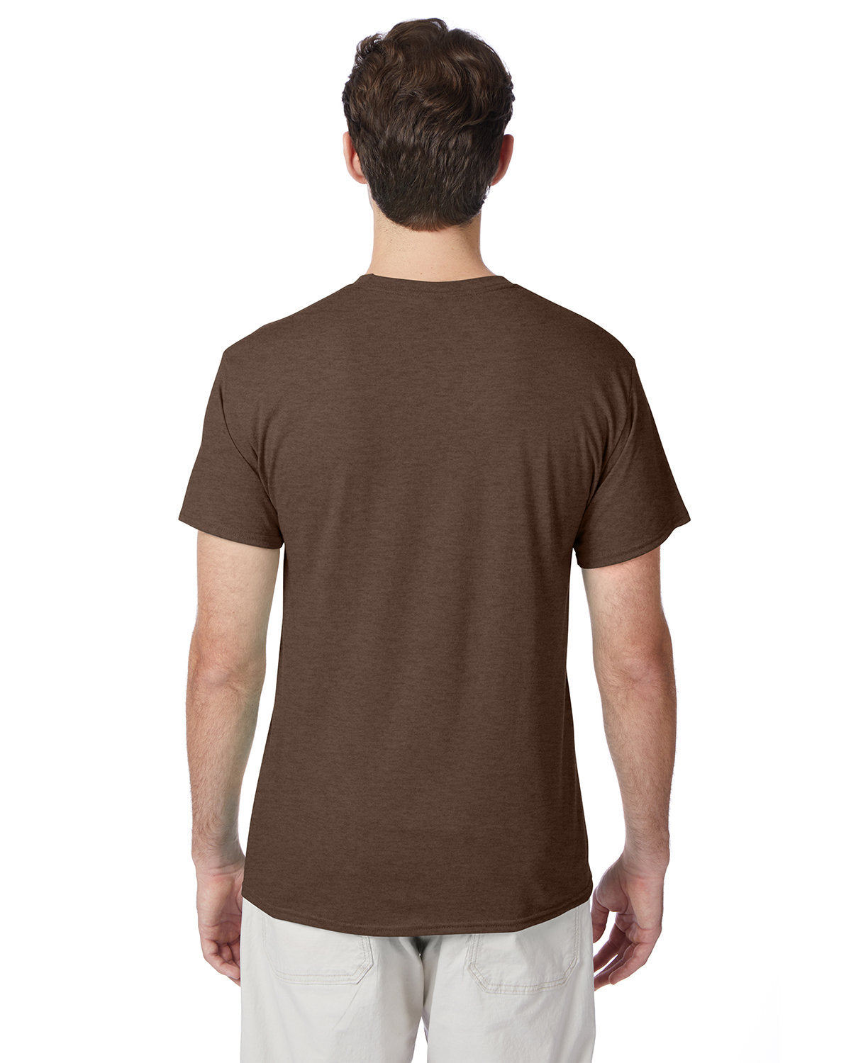 42TB-Hanes-DRK CHOCO HTHR-Hanes-T-Shirts-2