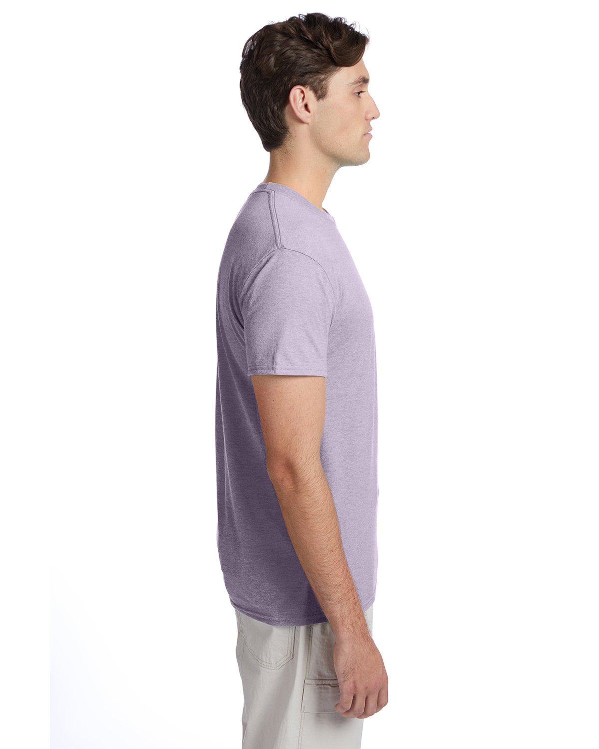 42TB-Hanes-PALE VIOLET HTHR-Hanes-T-Shirts-3