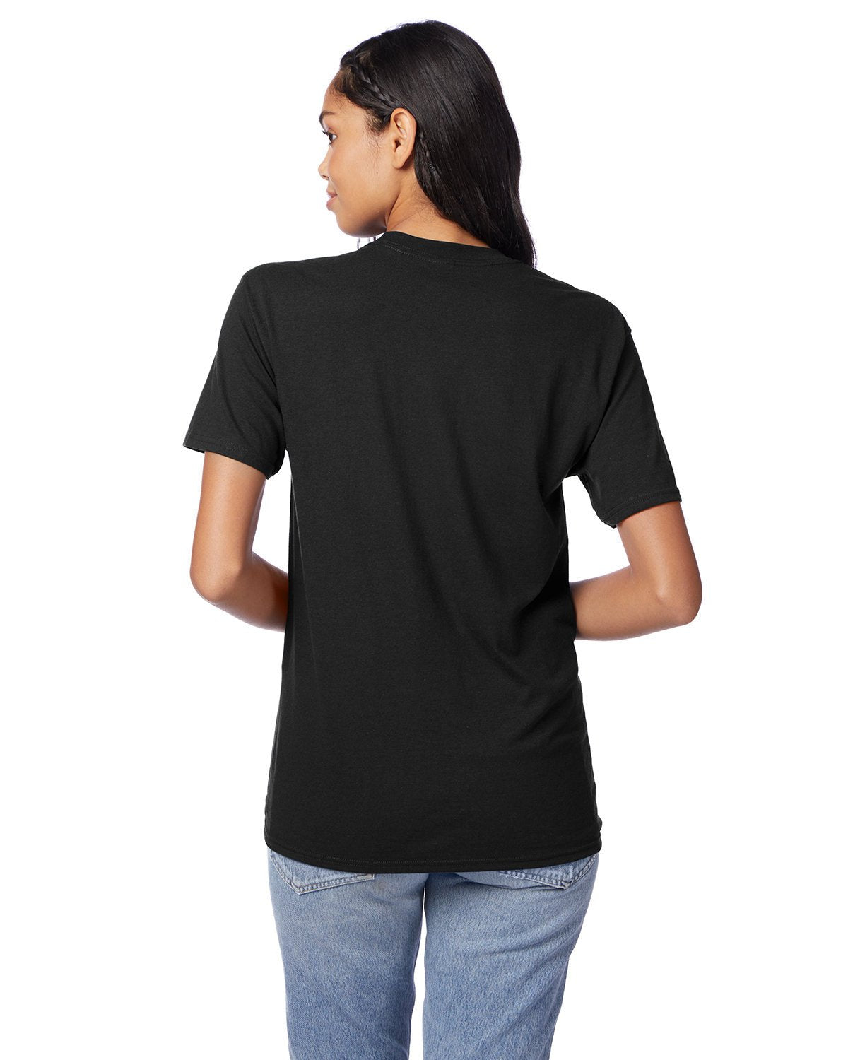 42TB-Hanes-SOL BLACK TRBLND-Hanes-T-Shirts-2