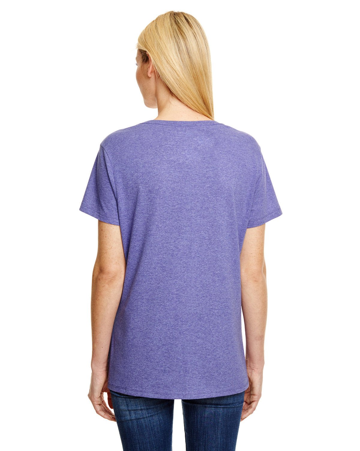 42VT-Hanes-GRAPE TRIBLEND-Hanes-T-Shirts-2