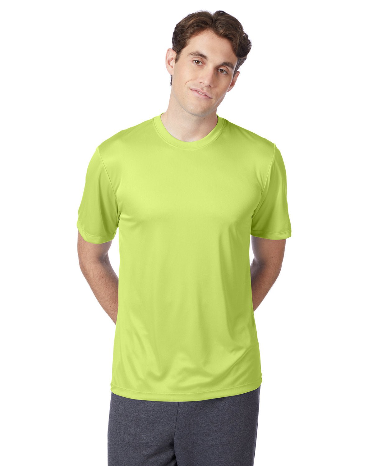 4820-Hanes-SAFETY GREEN-Hanes-T-Shirts-1