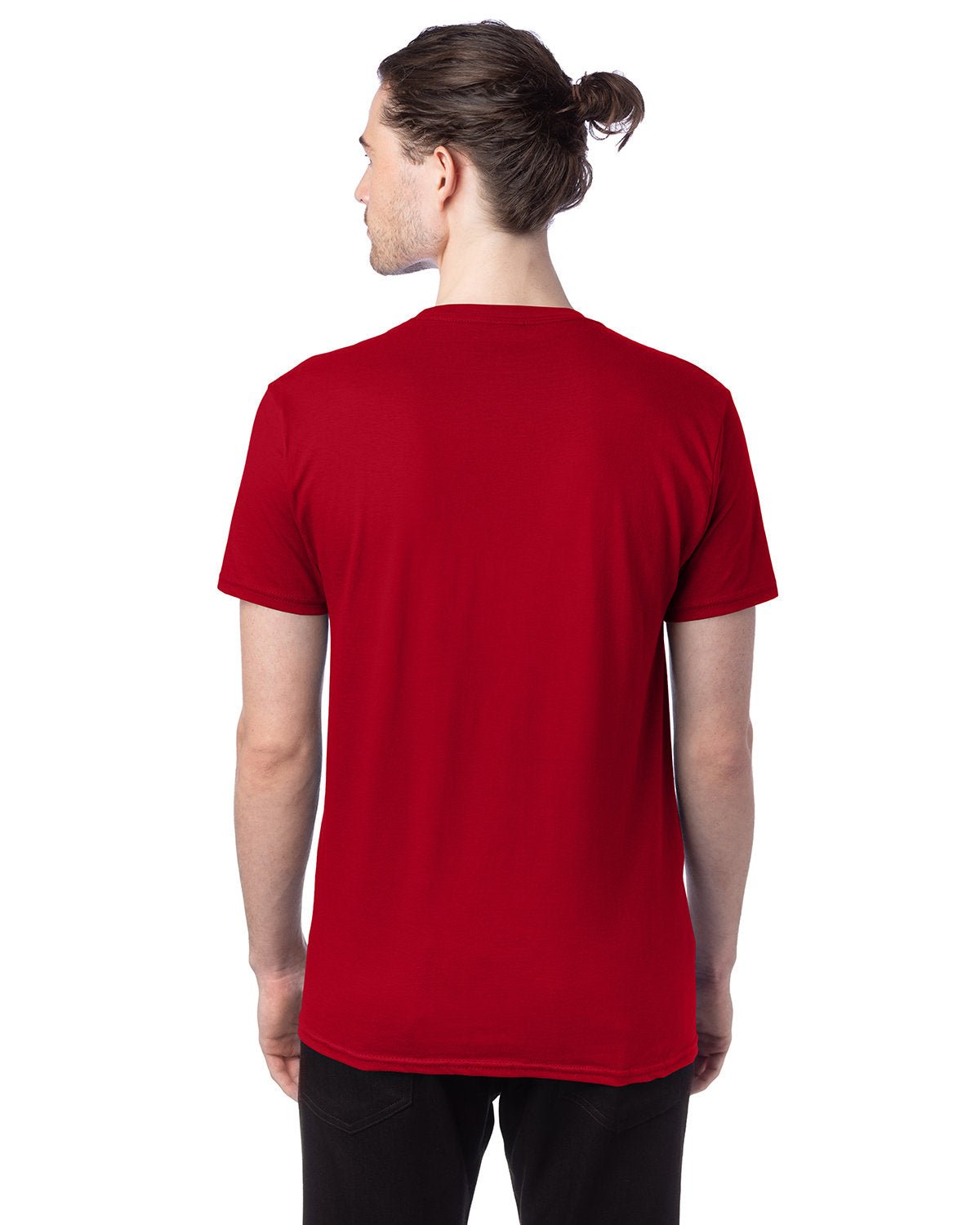 4980-Hanes-DEEP RED-Hanes-T-Shirts-2