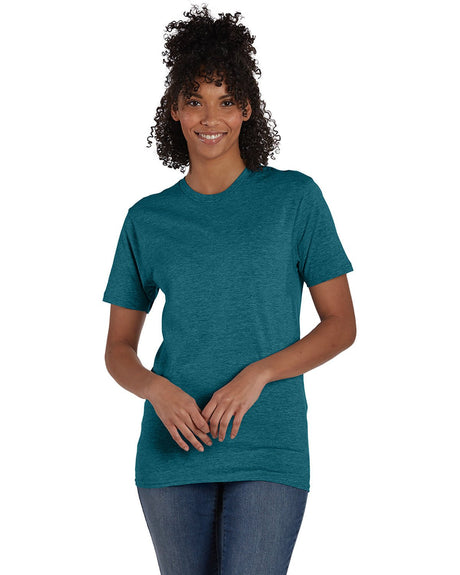 4980-Hanes-JADE PINE HEATHR-Hanes-T-Shirts-1