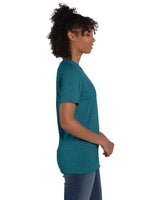 4980-Hanes-JADE PINE HEATHR-Hanes-T-Shirts-3