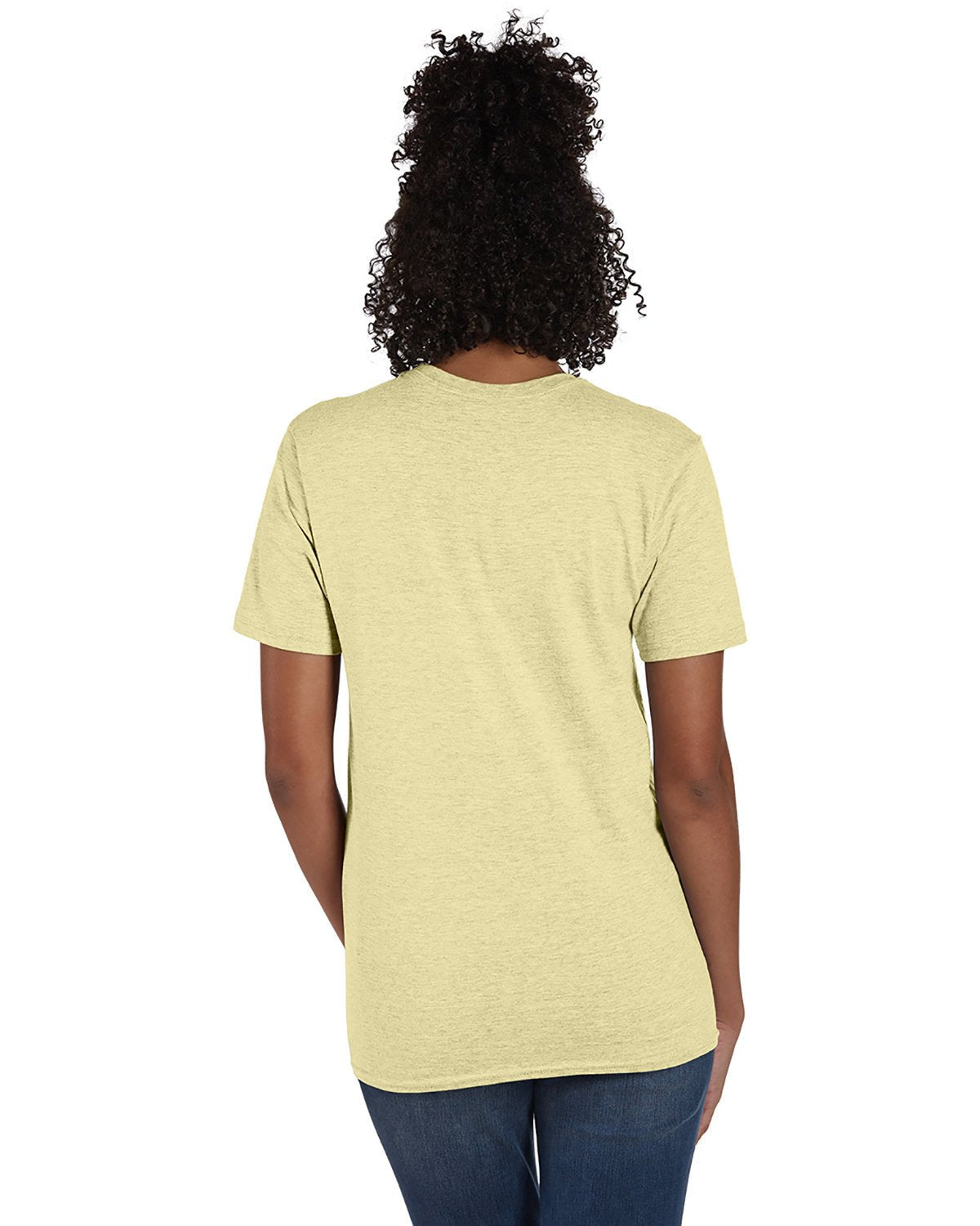 4980-Hanes-LEMON MRNGUE HTH-Hanes-T-Shirts-2