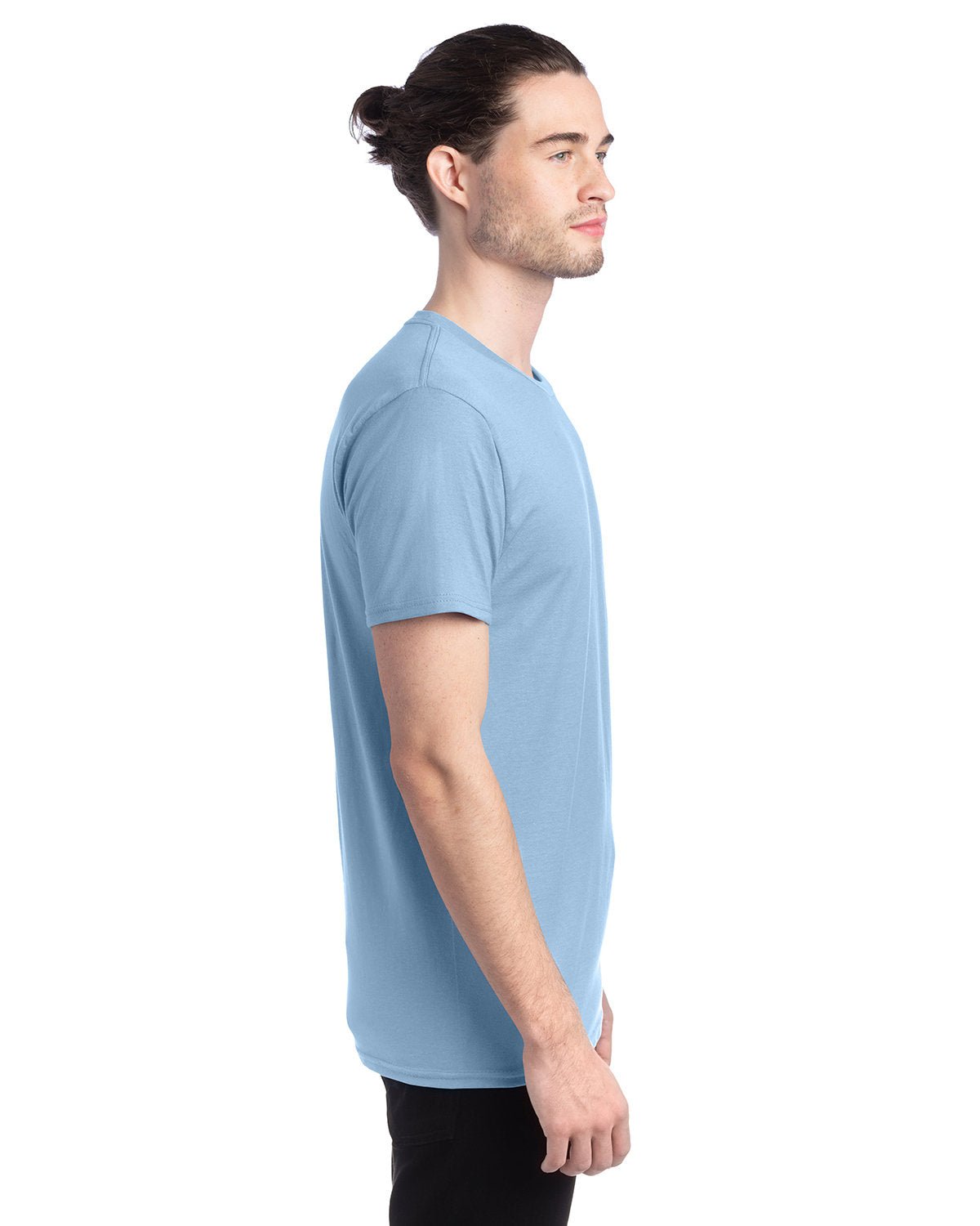 4980-Hanes-LIGHT BLUE-Hanes-T-Shirts-3