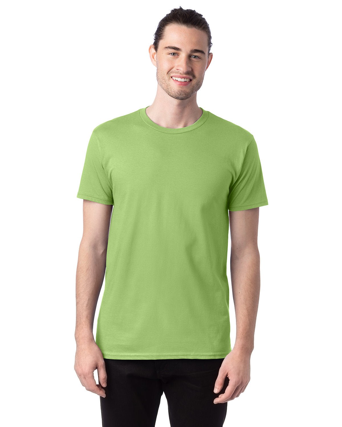 4980-Hanes-LIME-Hanes-T-Shirts-1