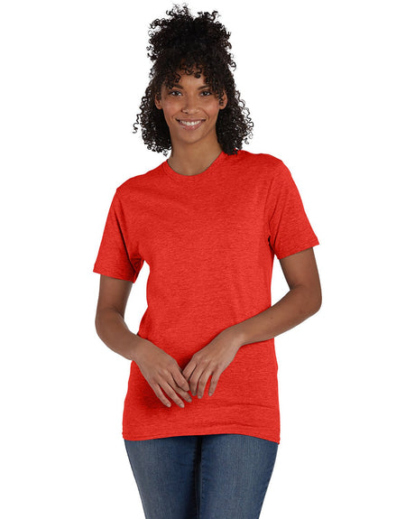 4980-Hanes-POPPY HEATHER-Hanes-T-Shirts-1