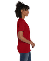 4980-Hanes-RED PEPPER HTHR-Hanes-T-Shirts-3