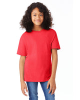 498Y-Hanes-ATHLETIC RED-Hanes-T-Shirts-1